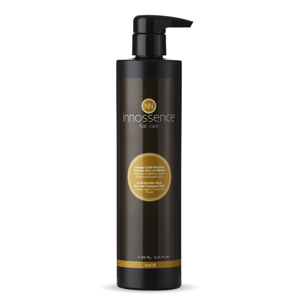 Mascarilla Gold Keratin Cabellos Secos y Dañados